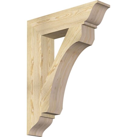 Ekena Millwork Legacy Traditional Rough Sawn Bracket, Douglas Fir, 6"W x 28"D x 36"H BKT06X28X36LEC01RDF